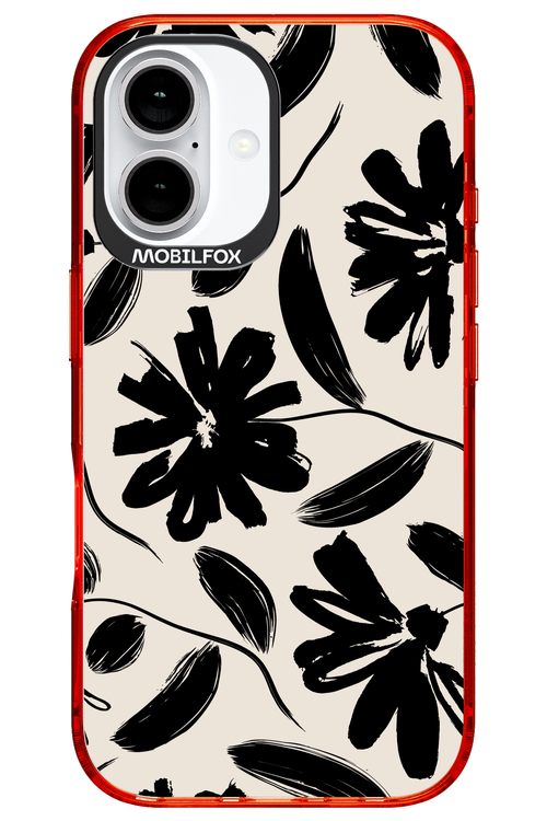 Monochrome Flowerss 2.0 - Apple iPhone 16