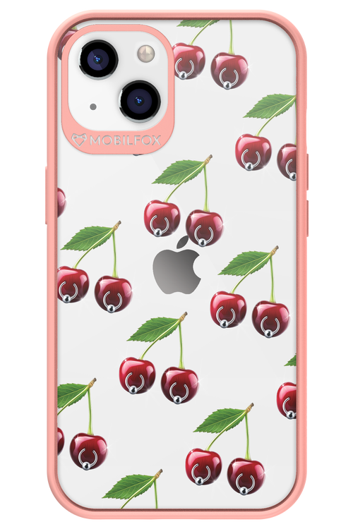 Spicy Cherries Transparent - Apple iPhone 13