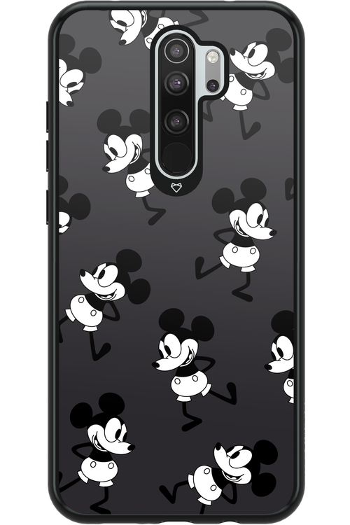 Iconic Mouse (antracite pattern) - Xiaomi Redmi Note 8 Pro