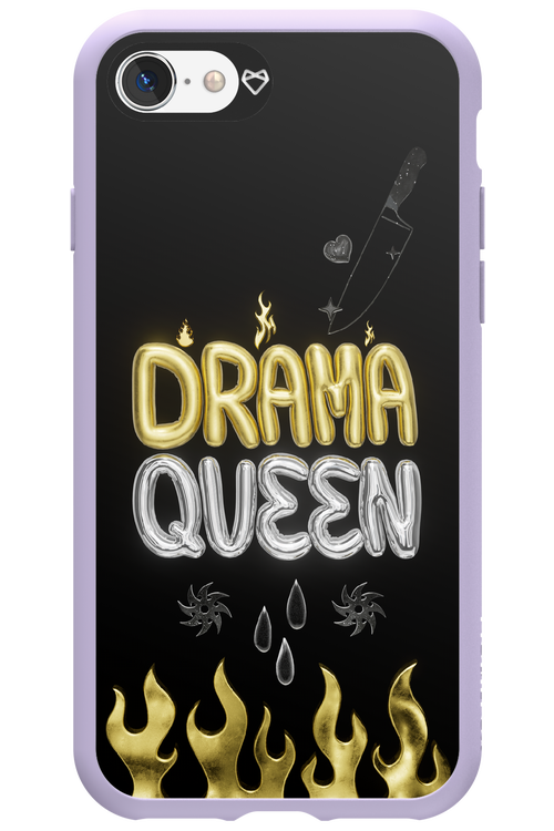 Drama Queen Black - Apple iPhone SE 2020