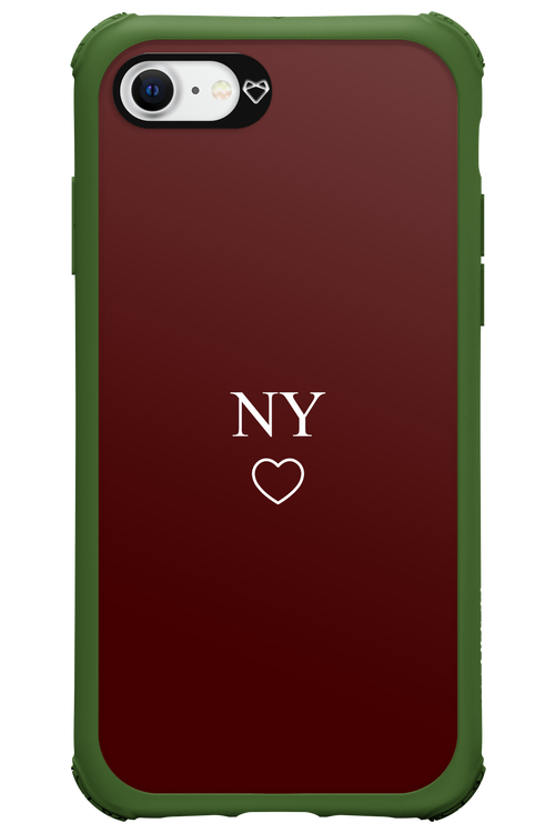 NY Burgundia 2.0 - Apple iPhone 8