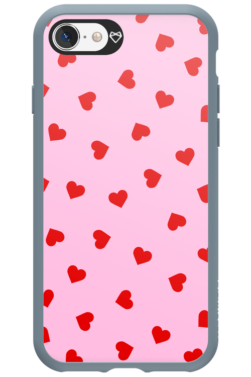 Sprinkle Heart Pink - Apple iPhone 8