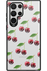 Spicy Cherries Transparent - Samsung Galaxy S22 Ultra