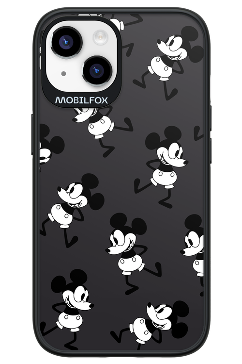 Iconic Mouse (antracite pattern) - Apple iPhone 14