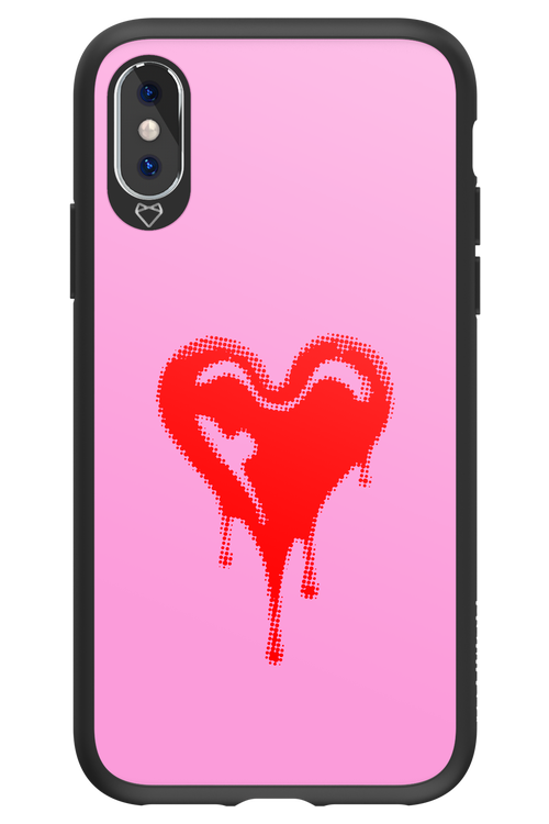 Heart Pink - Apple iPhone XS