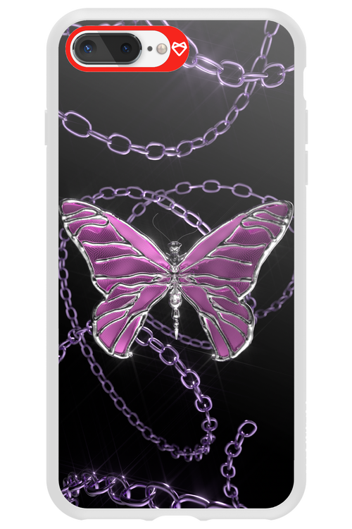 Butterfly Necklace - Apple iPhone 7 Plus