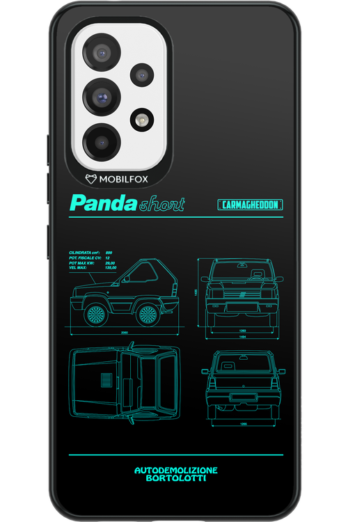 Panda Car Blue - Samsung Galaxy A53