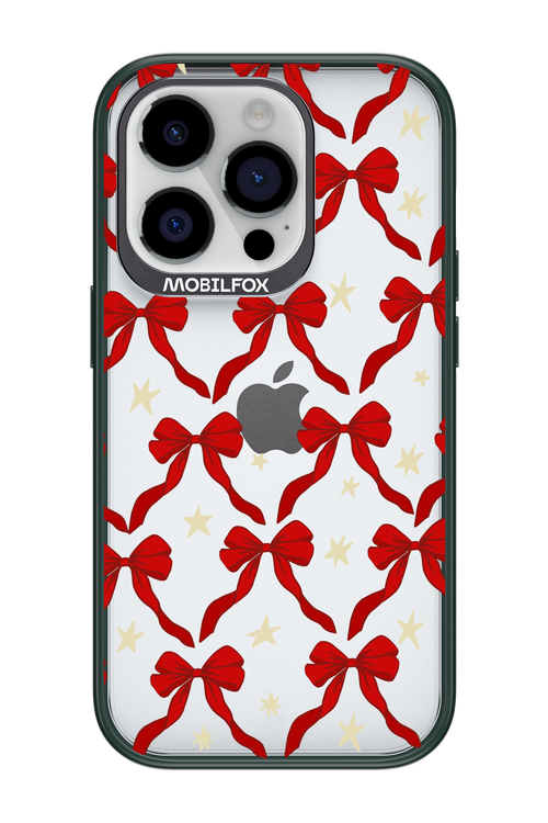Bow & Stars (Transparent) - Apple iPhone 14 Pro