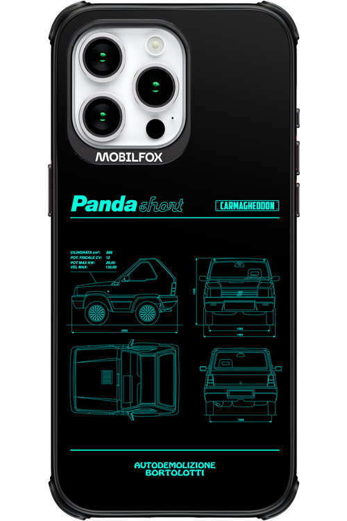 Panda Car Blue - Apple iPhone 15 Pro Max