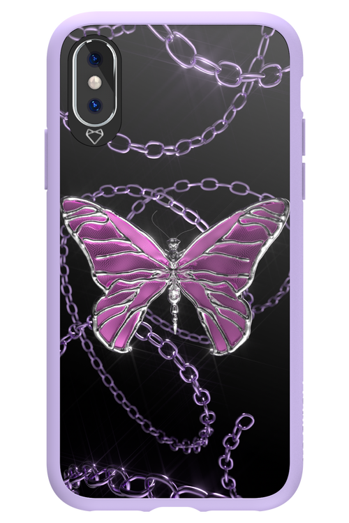 Butterfly Necklace - Apple iPhone X