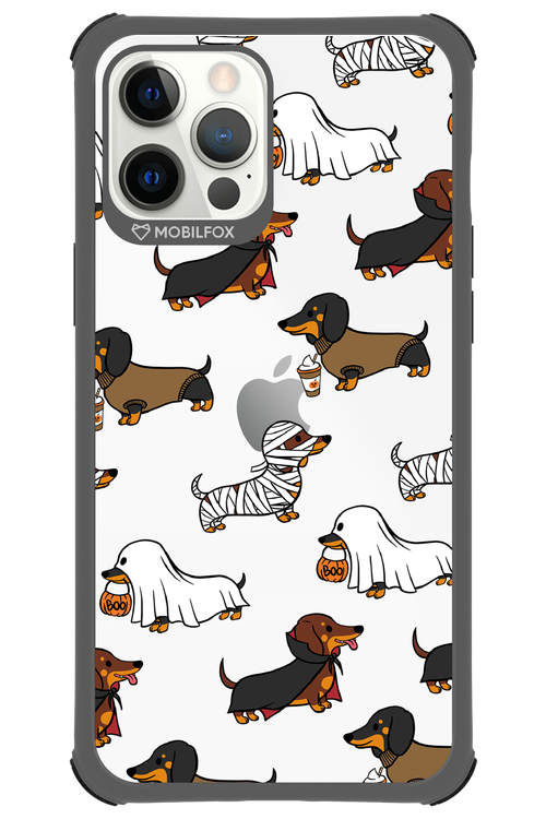 Scary Dachshund (Transparent) - Apple iPhone 12 Pro Max