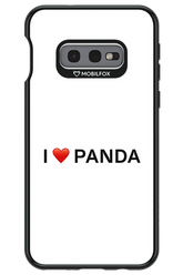 Panda Love White - Samsung Galaxy S10e