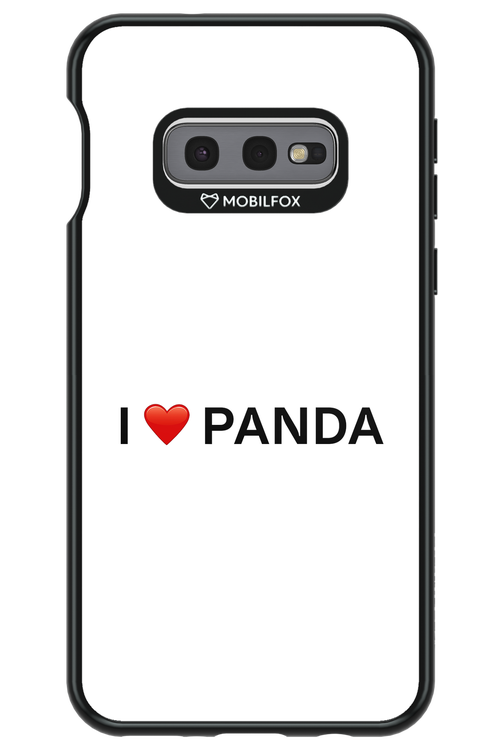 Panda Love White - Samsung Galaxy S10e