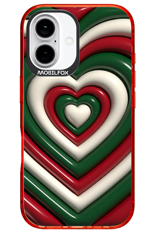 XMAS Hearts - Apple iPhone 16