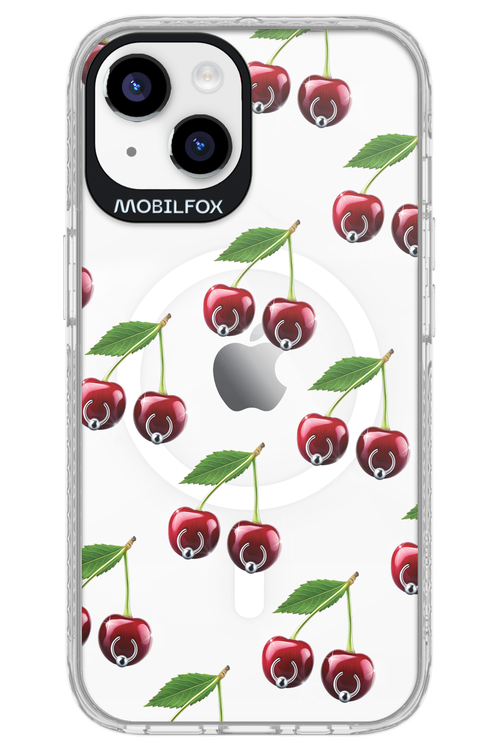 Spicy Cherries Transparent - Apple iPhone 14