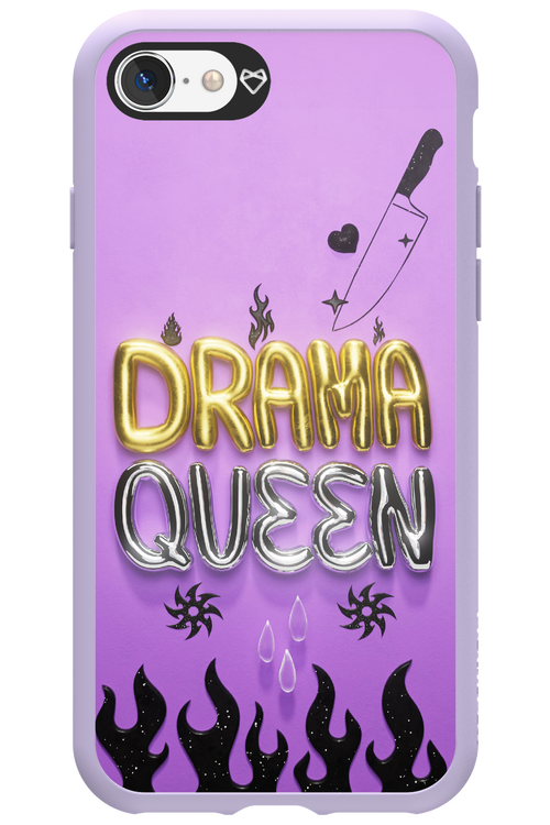 Drama Queen Purple - Apple iPhone 8