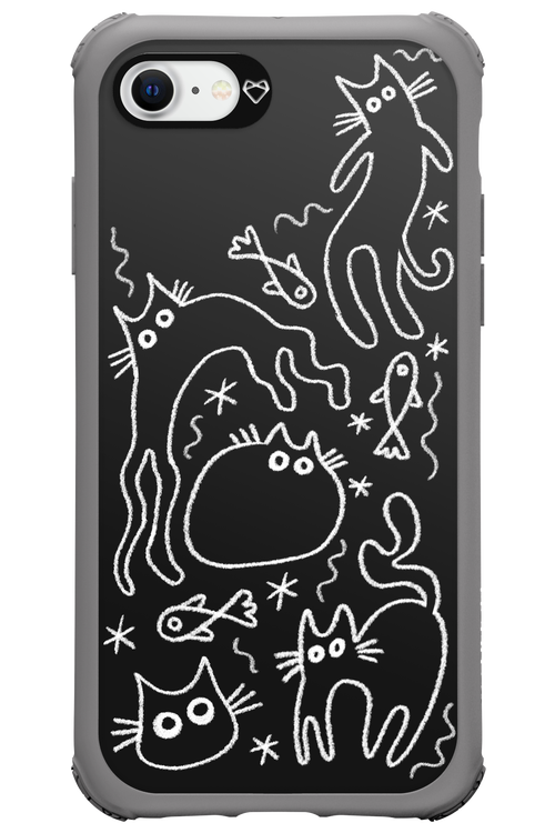 CHALK_CATS 2.0 - Apple iPhone 8