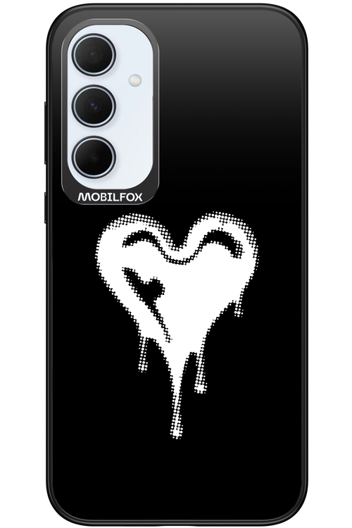Heart Black - Samsung Galaxy A35