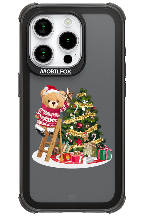 Christmas Bear (Transparent) - Apple iPhone 15 Pro
