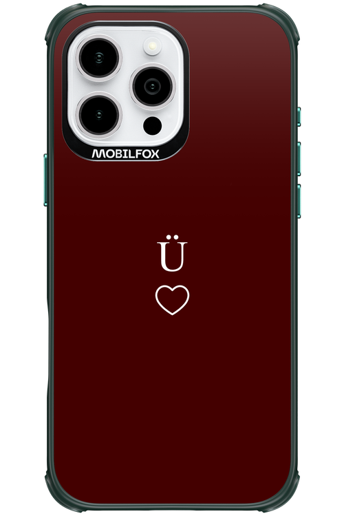 U Burgundia II 2.0 - Apple iPhone 16 Pro Max