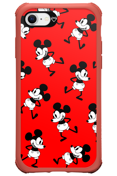 Iconic Mouse (red pattern) - Apple iPhone SE 2020