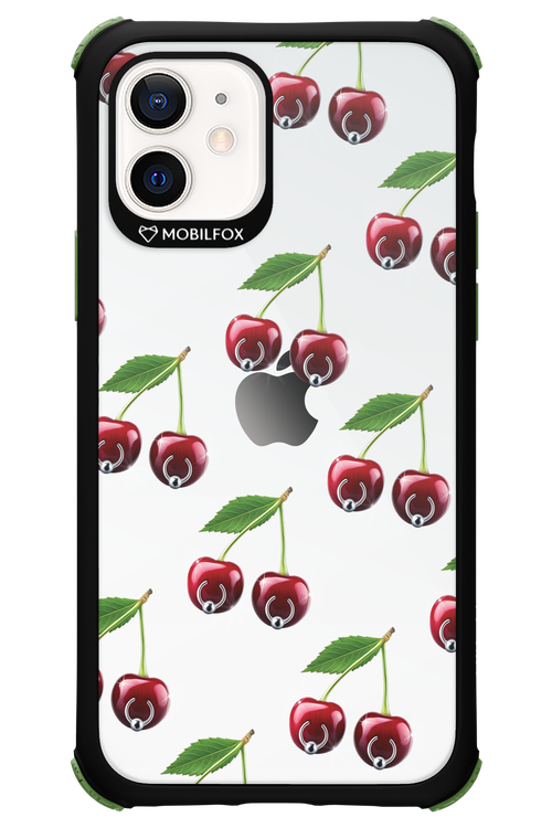 Spicy Cherries Transparent - Apple iPhone 12