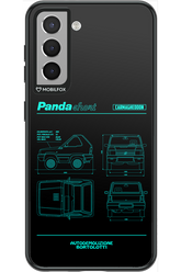 Panda Car Blue - Samsung Galaxy S21