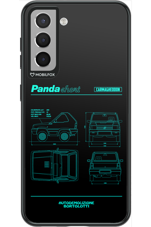 Panda Car Blue - Samsung Galaxy S21