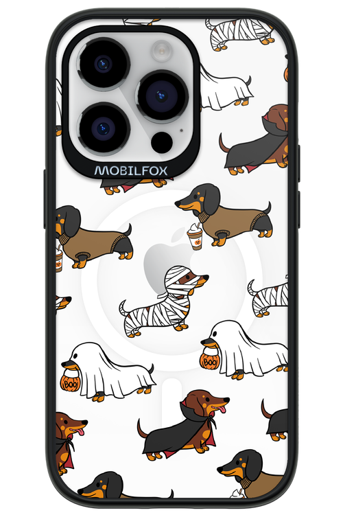 Scary Dachshund (Transparent) - Apple iPhone 14 Pro
