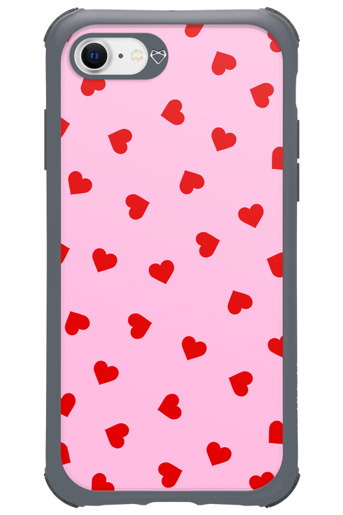 Sprinkle Heart Pink - Apple iPhone SE 2020