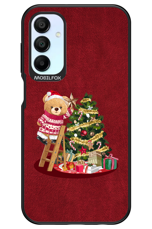 Christmas Bear (Burgundy) - Samsung Galaxy A15