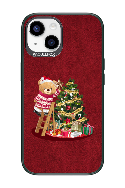 Christmas Bear (Burgundy) - Apple iPhone 14