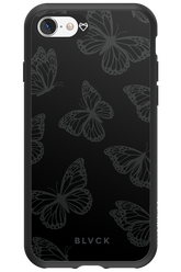 Black Butterflies - Apple iPhone 8