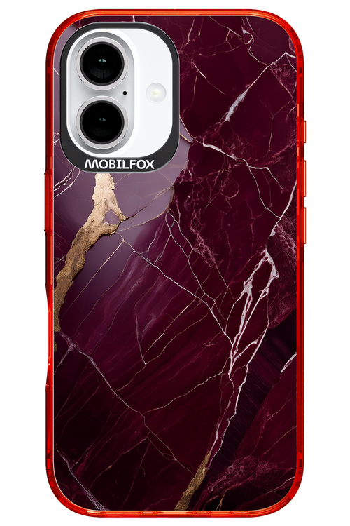Burgundy Marble 2.0 - Apple iPhone 16