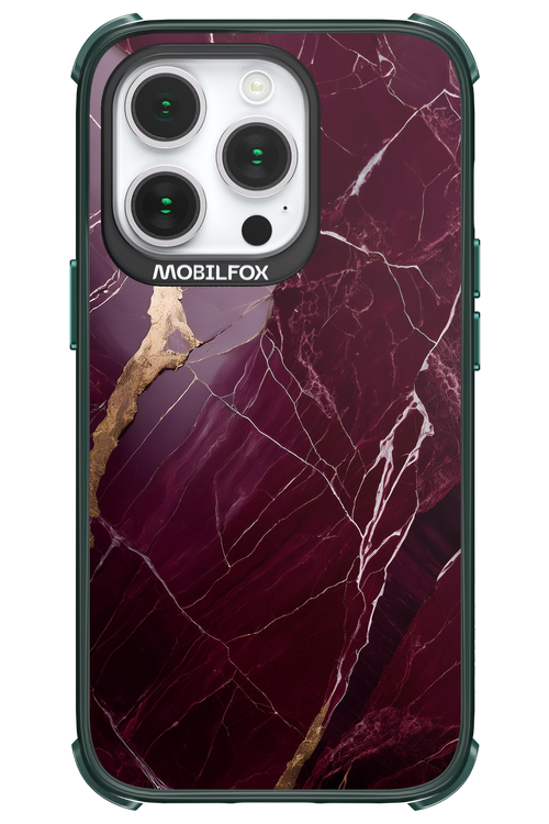 Burgundy Marble 2.0 - Apple iPhone 14 Pro