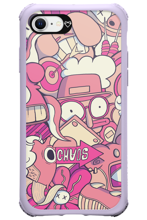 Coral Chaos - Apple iPhone SE 2020
