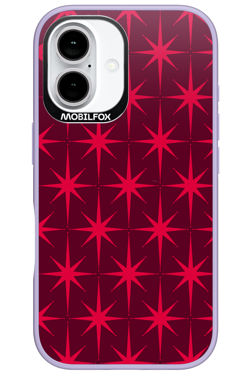Burgundy Starss - Apple iPhone 16