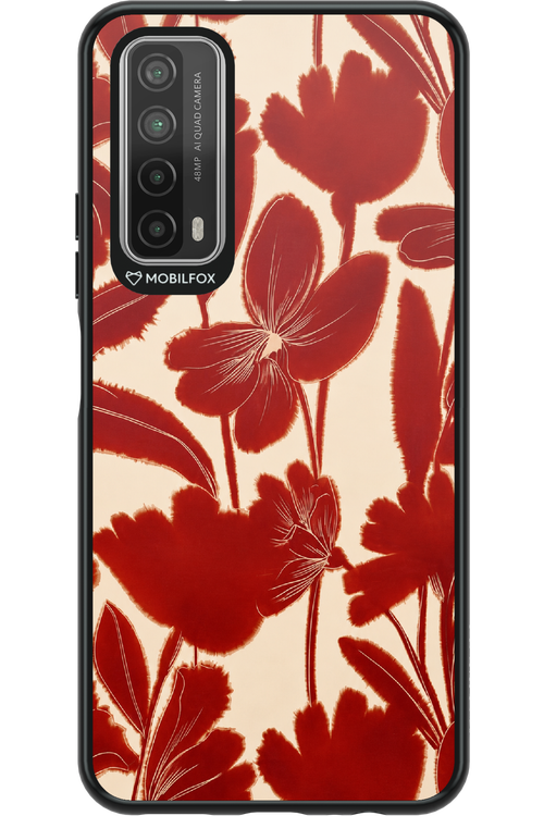 Burgundy Flowers 2.0 - Huawei P Smart 2021