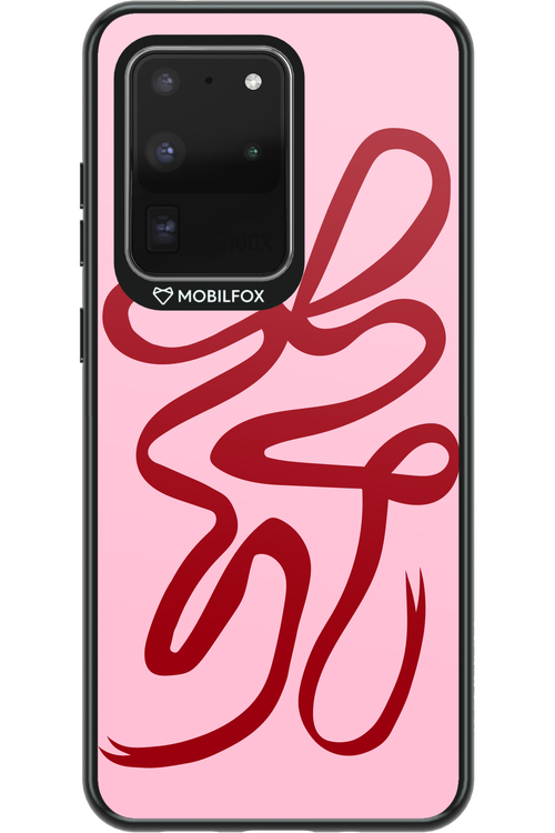 Burgundy Bow - Samsung Galaxy S20 Ultra 5G