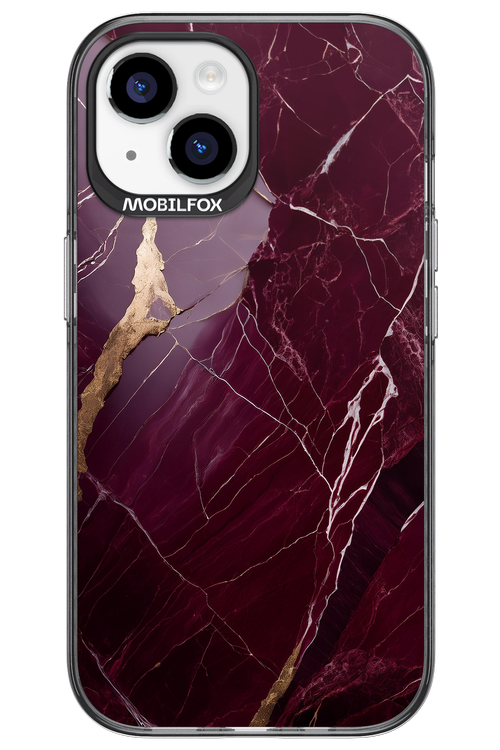 Burgundy Marble 2.0 - Apple iPhone 15