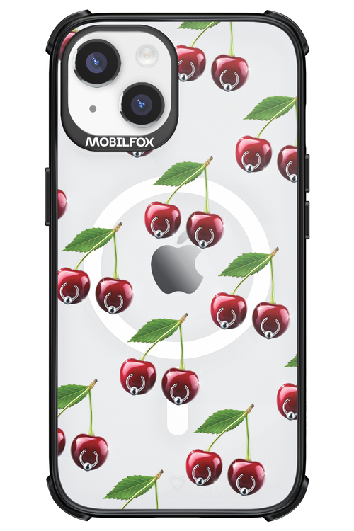 Spicy Cherries Transparent - Apple iPhone 14