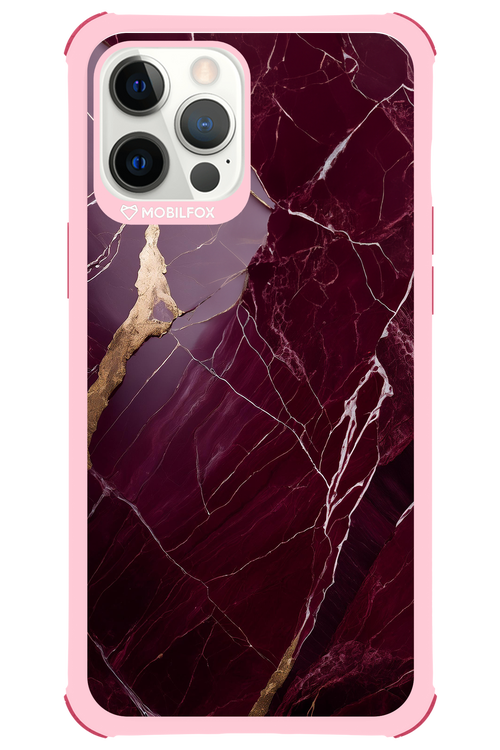 Burgundy Marble - Apple iPhone 12 Pro Max