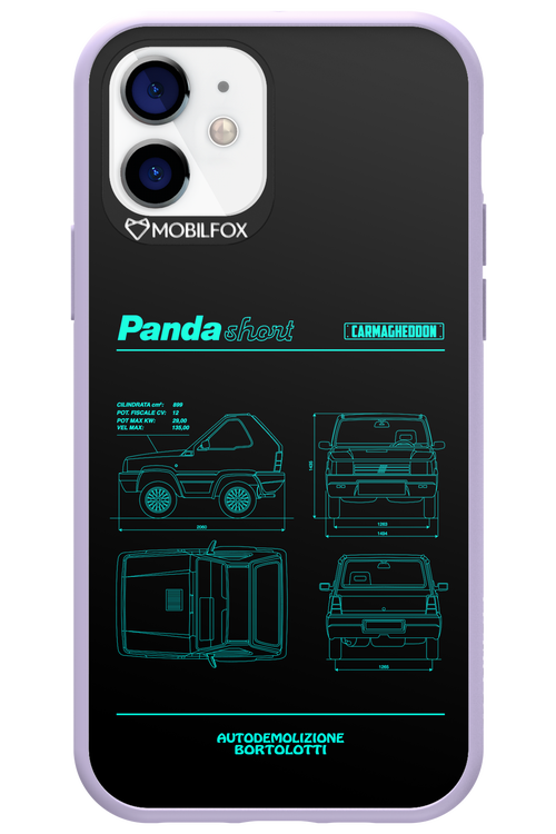 Panda Car Blue - Apple iPhone 12