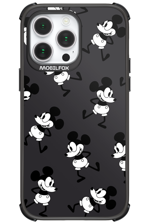 Iconic Mouse (antracite pattern) - Apple iPhone 14 Pro Max