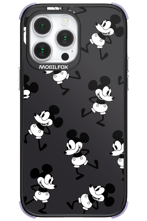 Iconic Mouse (antracite pattern) - Apple iPhone 14 Pro Max