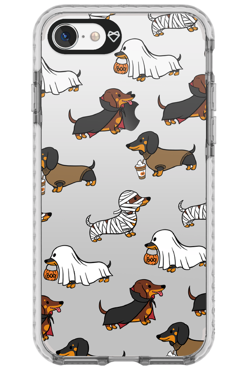 Scary Dachshund (Transparent) - Apple iPhone 7