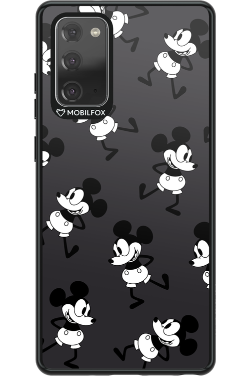 Iconic Mouse (antracite pattern) - Samsung Galaxy Note 20