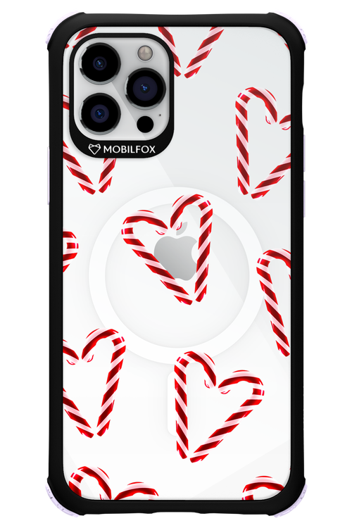 Candy Cane Hearts - Apple iPhone 12 Pro