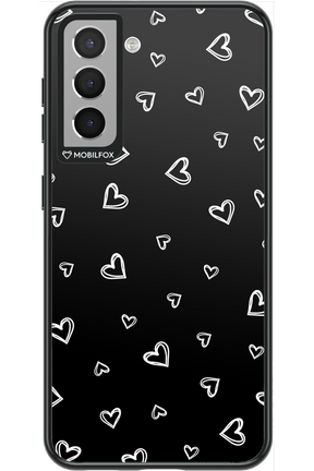 Monochrome Hearts 2.0 - Samsung Galaxy S21