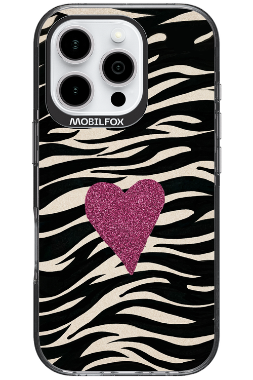 Zebra Heart 2.0 - Apple iPhone 16 Pro